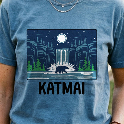 Katmai at Night Cotton T-Shirt