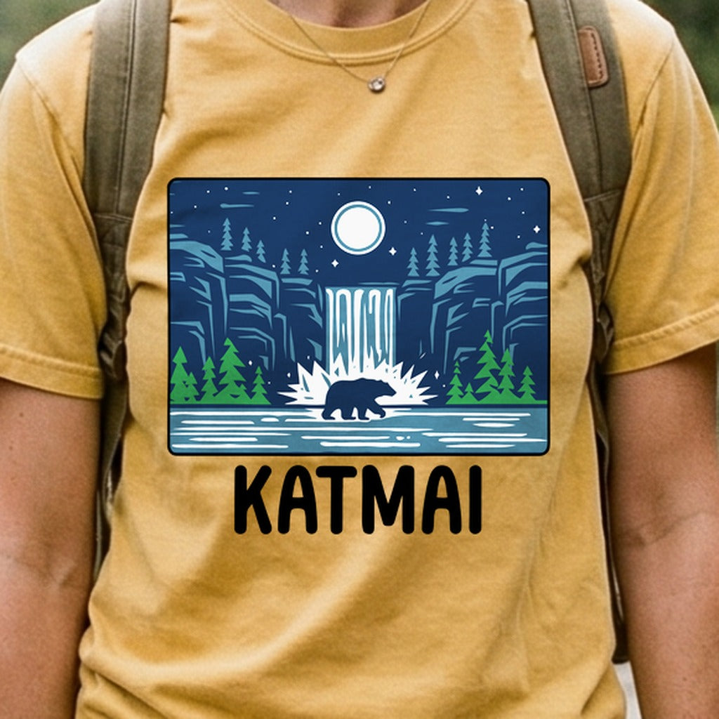 Katmai at Night Cotton T-Shirt