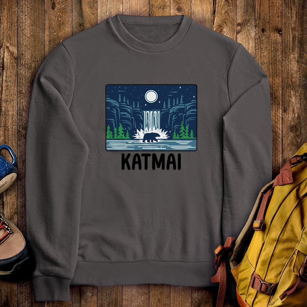 Katmai at Night Crewneck Sweatshirt