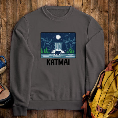 Katmai at Night Crewneck Sweatshirt