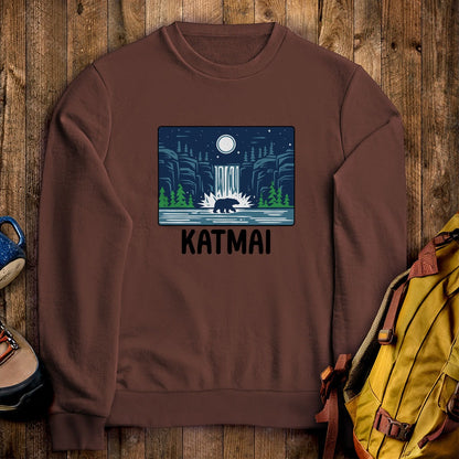 Katmai at Night Crewneck Sweatshirt