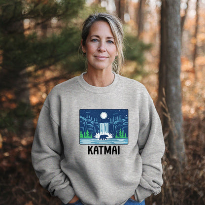 Katmai at Night Crewneck Sweatshirt