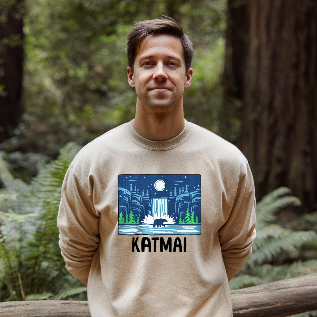 Katmai at Night Crewneck Sweatshirt
