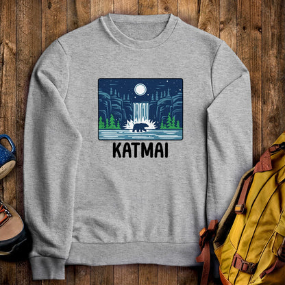 Katmai at Night Crewneck Sweatshirt