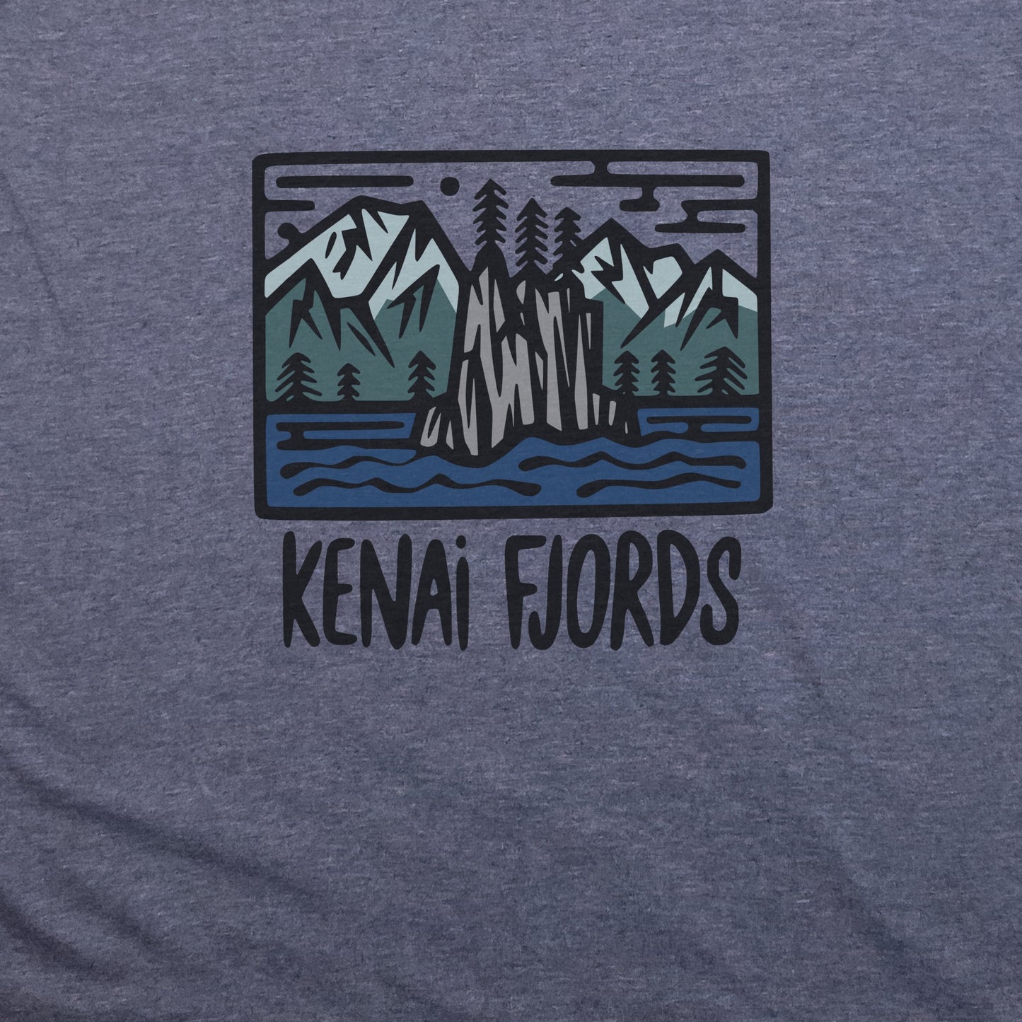Kenai Fjords National Park T-Shirt Adventure and Outdoors Themed T-Shirt