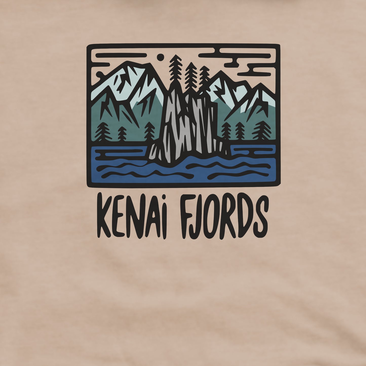 Kenai Fjords National Park Crewneck Sweatshirt Adventure and Outdoors Themed Sweatshirt