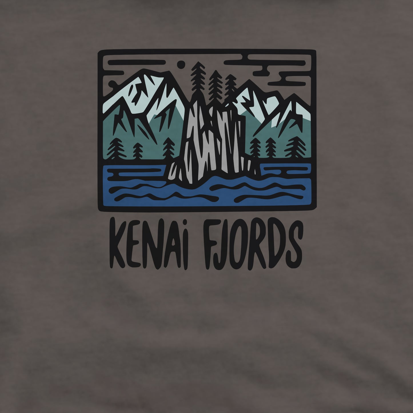 Kenai Fjords National Park Crewneck Sweatshirt Adventure and Outdoors Themed Sweatshirt
