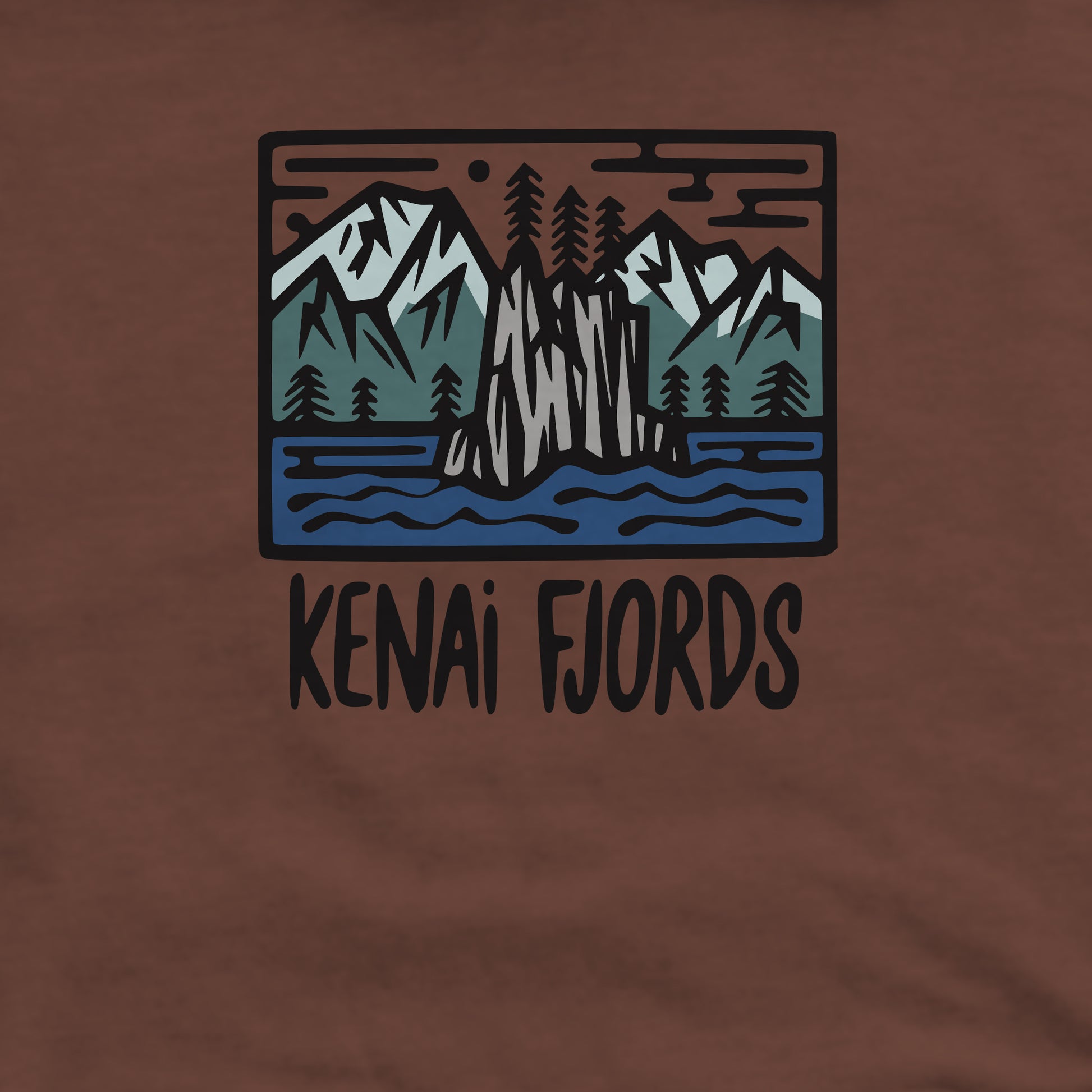 Kenai Fjords National Park Crewneck Sweatshirt Adventure and Outdoors Themed Sweatshirt