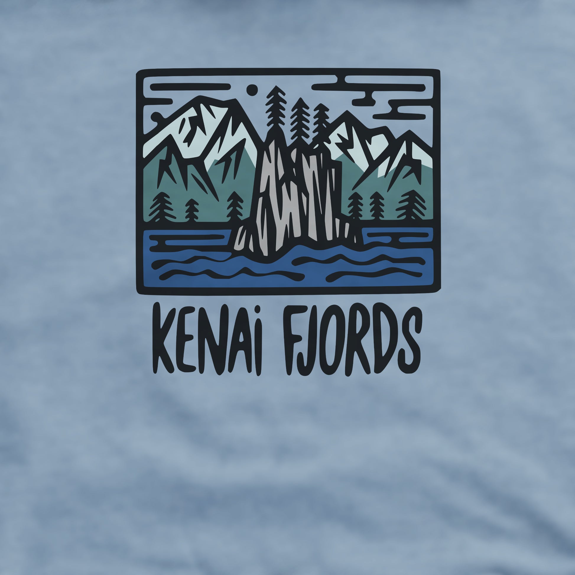 Kenai Fjords National Park Crewneck Sweatshirt Adventure and Outdoors Themed Sweatshirt