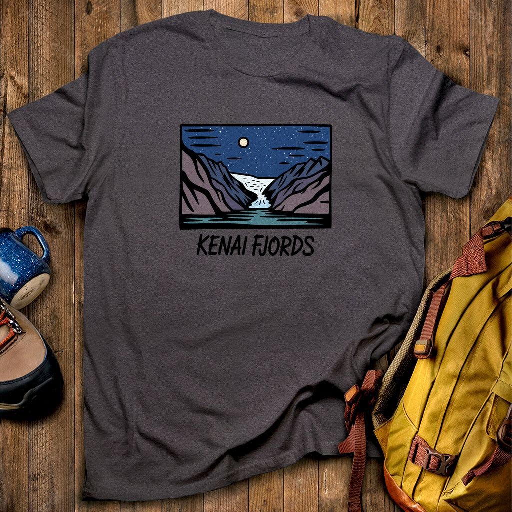 Kenai Fjords at Night T-Shirt