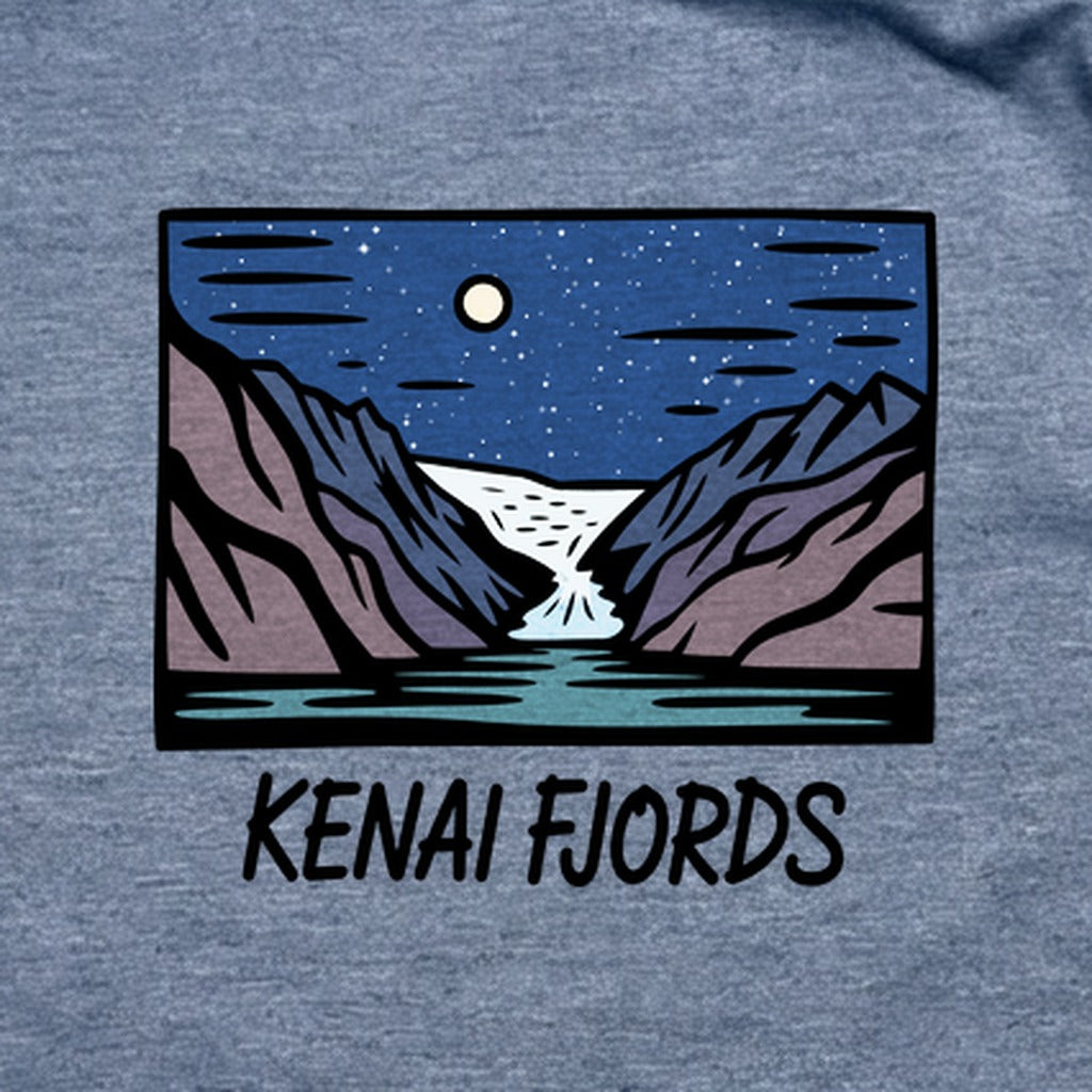 Kenai Fjords at Night T-Shirt