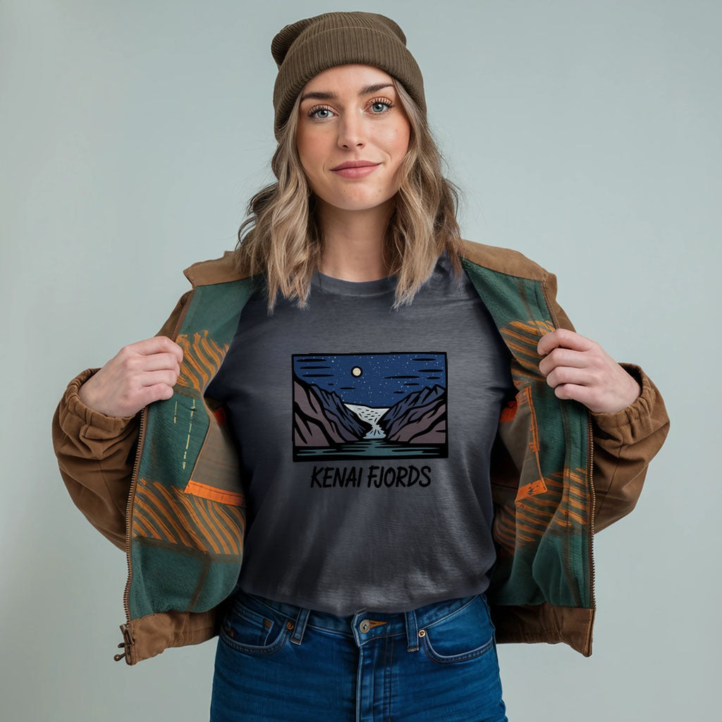 Kenai Fjords at Night T-Shirt