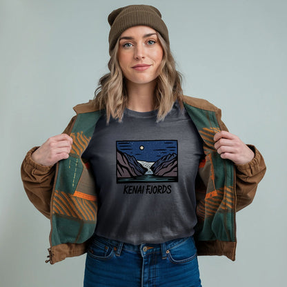 Kenai Fjords at Night T-Shirt