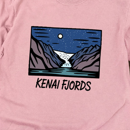 Kenai Fjords at Night Premium Long Sleeve