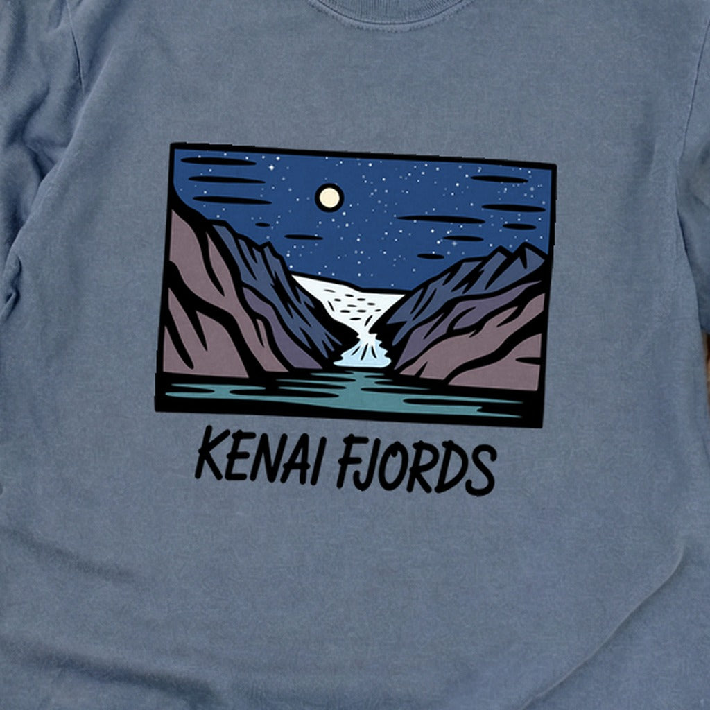 Kenai Fjords at Night Premium Long Sleeve