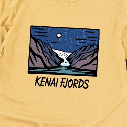 Kenai Fjords at Night Premium Long Sleeve