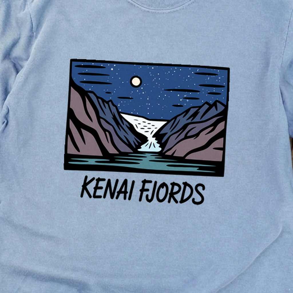 Kenai Fjords at Night Premium Long Sleeve