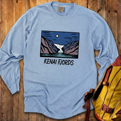 Kenai Fjords at Night Premium Long Sleeve