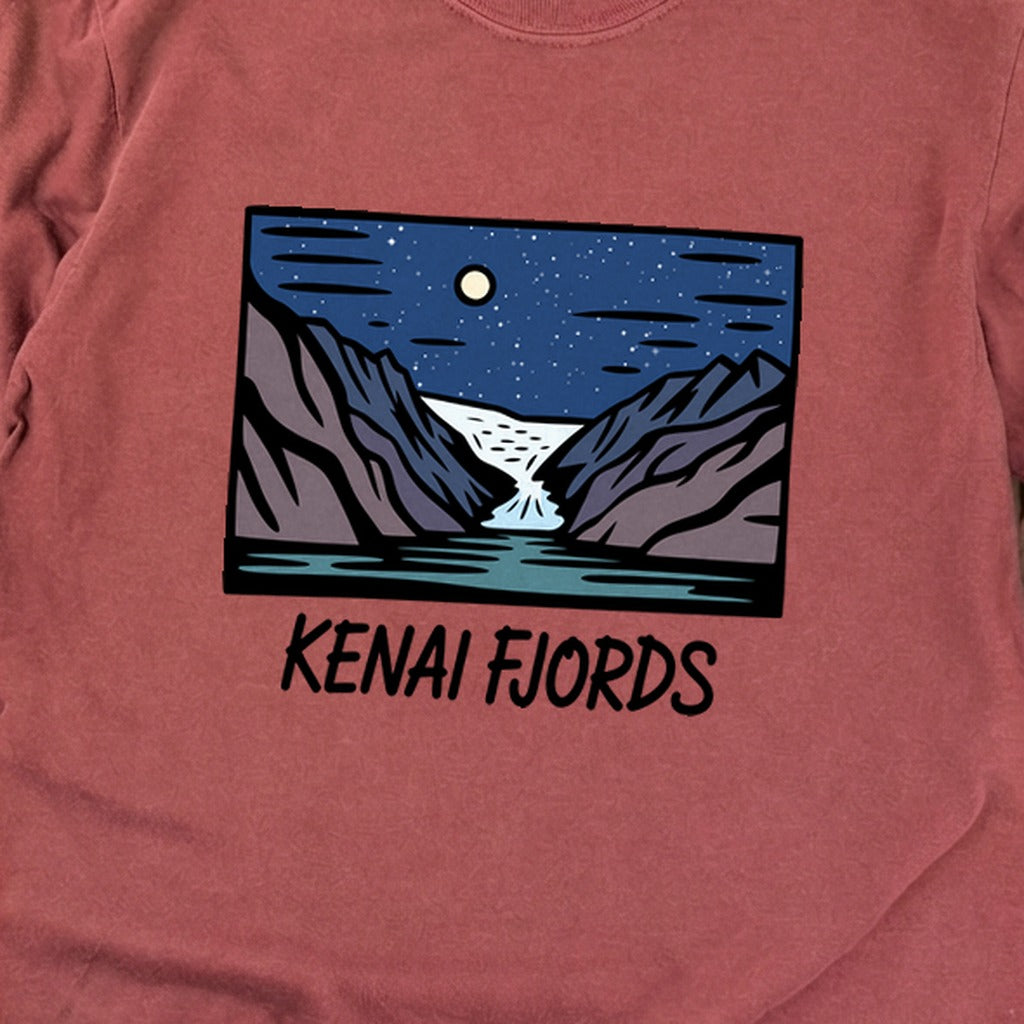 Kenai Fjords at Night Premium Long Sleeve