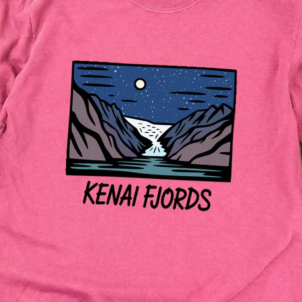 Kenai Fjords at Night Premium Long Sleeve