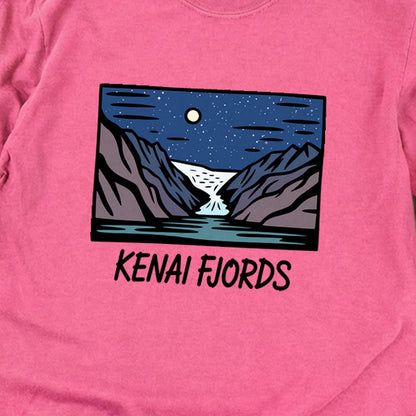 Kenai Fjords at Night Premium Long Sleeve