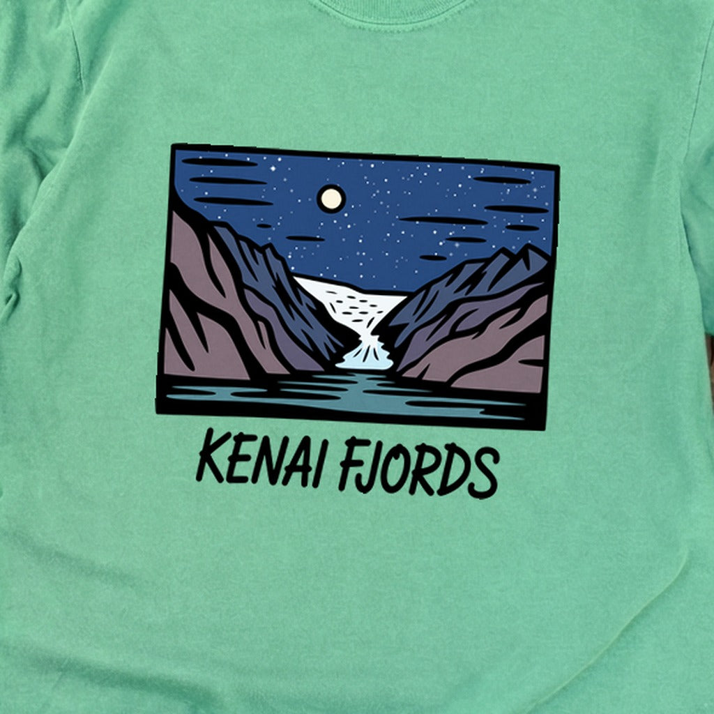 Kenai Fjords at Night Premium Long Sleeve