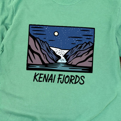 Kenai Fjords at Night Premium Long Sleeve