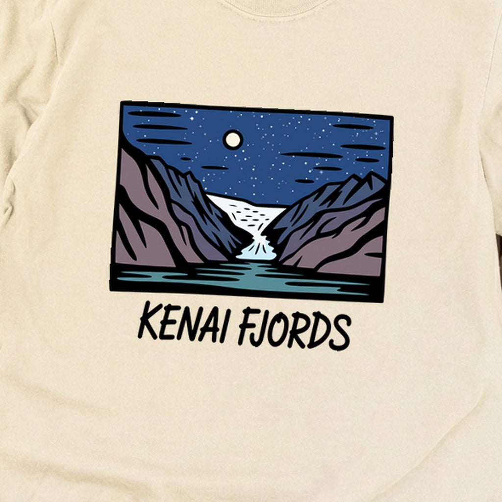 Kenai Fjords at Night Premium Long Sleeve
