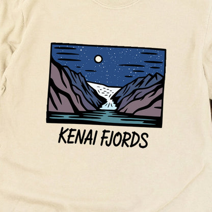 Kenai Fjords at Night Premium Long Sleeve