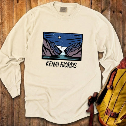 Kenai Fjords at Night Premium Long Sleeve