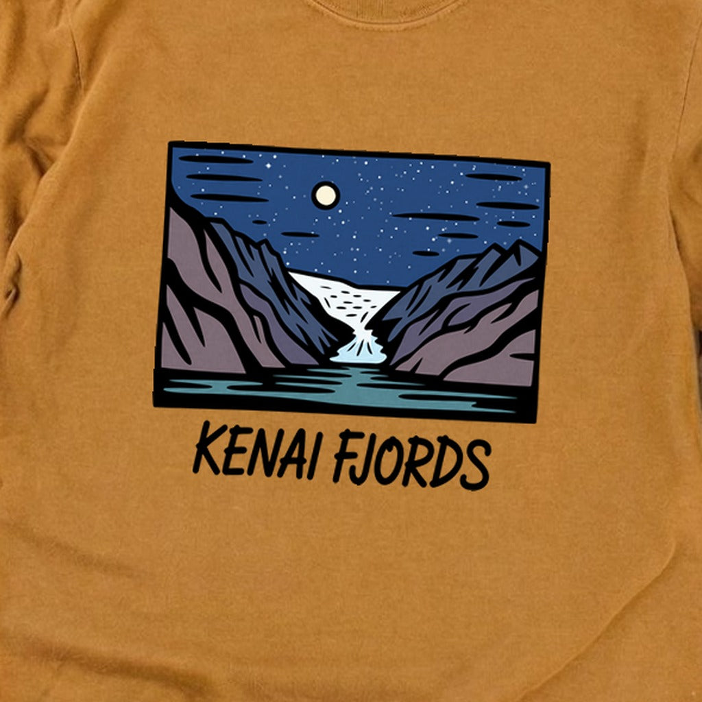Kenai Fjords at Night Premium Long Sleeve