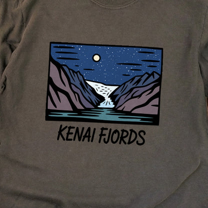 Kenai Fjords at Night Premium Long Sleeve