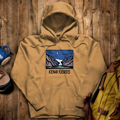 Kenai Fjords at Night Hoodie