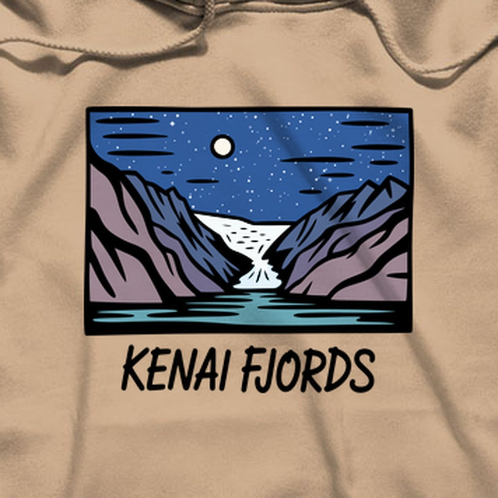 Kenai Fjords at Night Hoodie