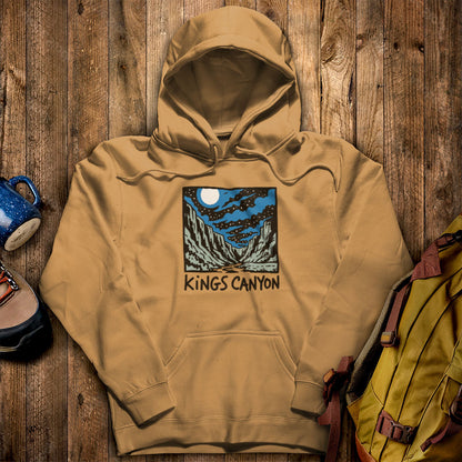 Kings Canyon at Night Hoodie