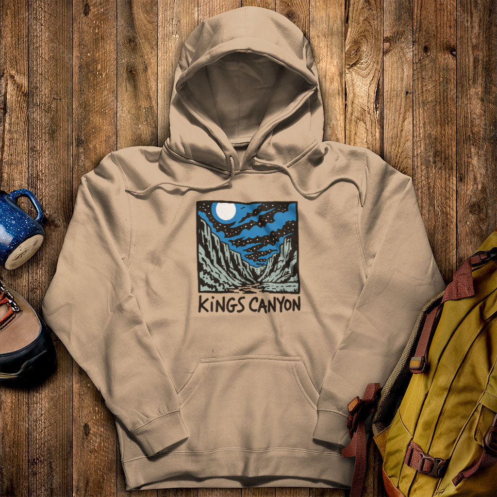 Kings Canyon at Night Hoodie