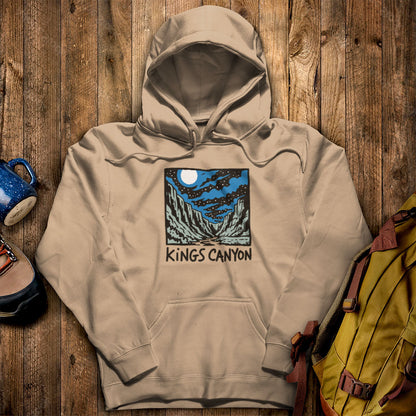 Kings Canyon at Night Hoodie