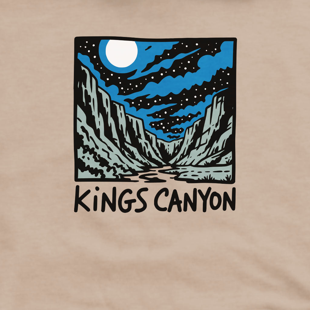 Kings Canyon at Night Crewneck Sweatshirt