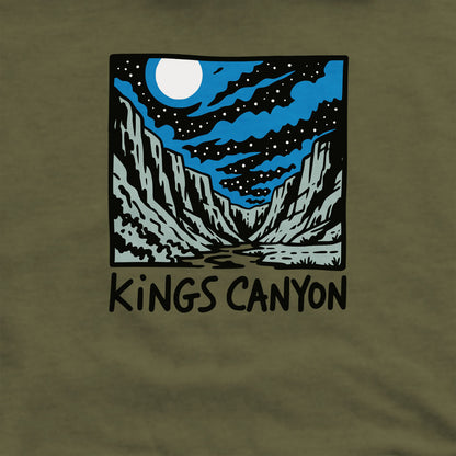 Kings Canyon at Night Crewneck Sweatshirt