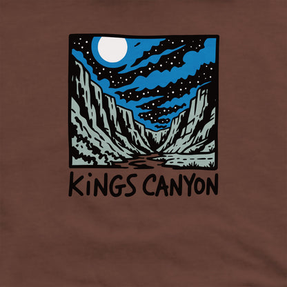 Kings Canyon at Night Crewneck Sweatshirt