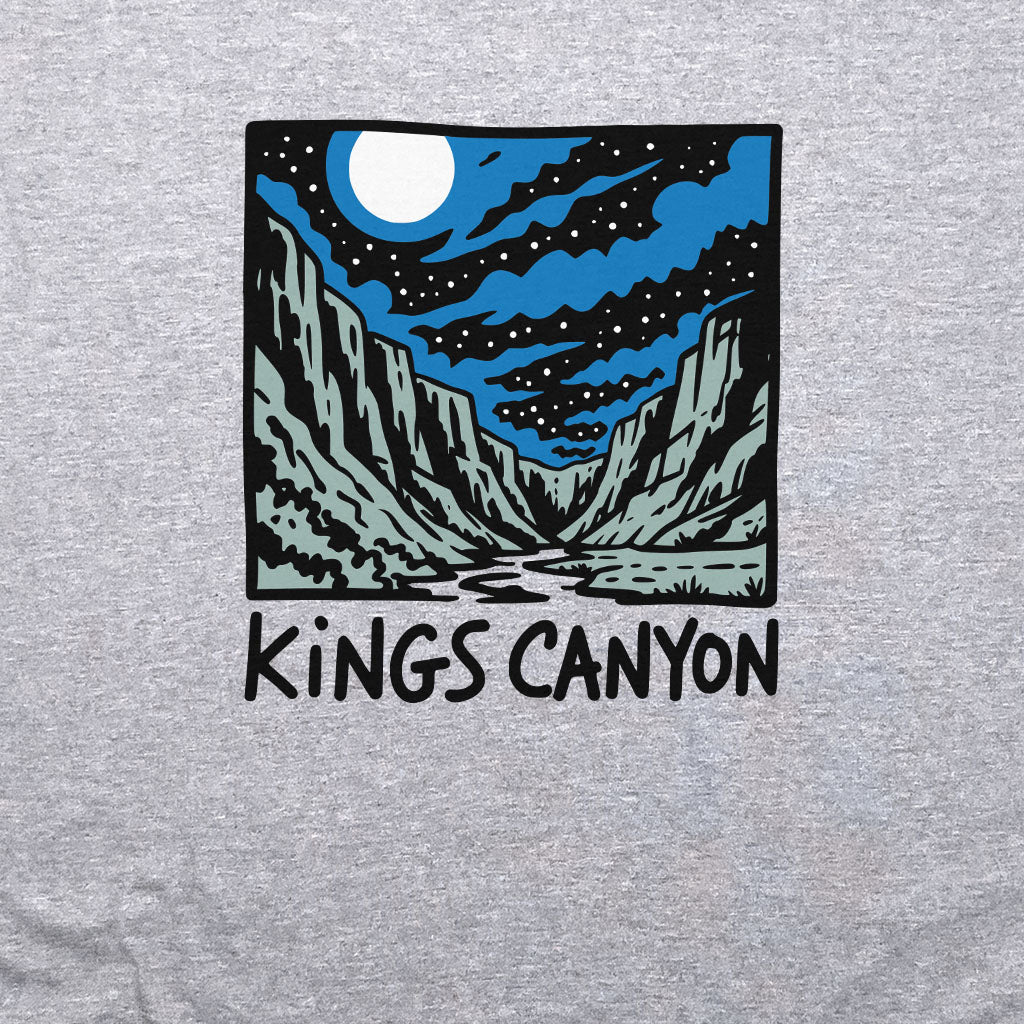 Kings Canyon at Night Crewneck Sweatshirt