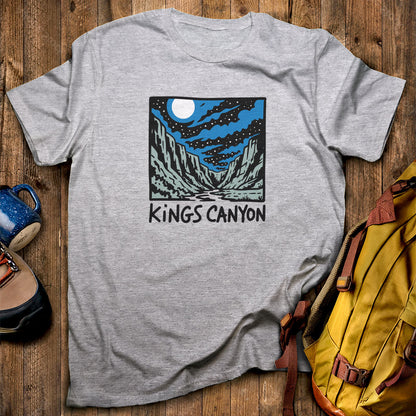 Kings Canyon at Night T-Shirt