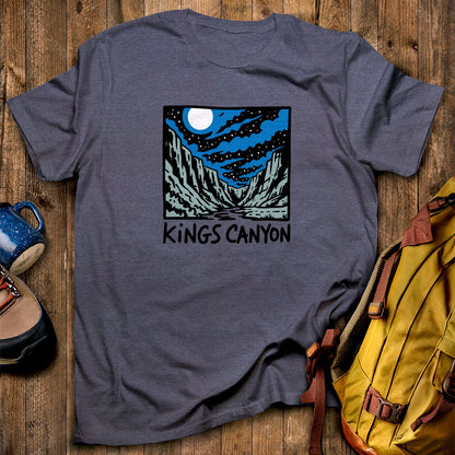Kings Canyon at Night T-Shirt