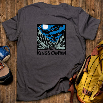 Kings Canyon at Night T-Shirt