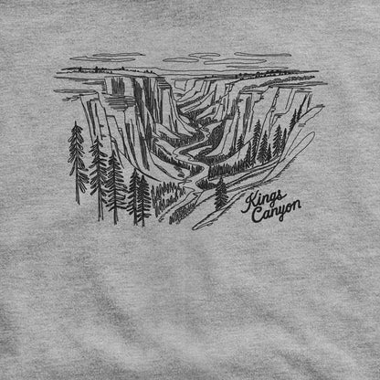 Kings Canyon Line Drawing Hoodie