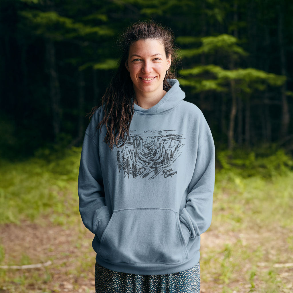 Kings Canyon Line Drawing Hoodie