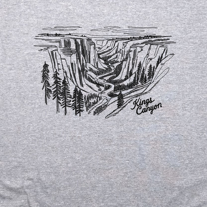 Kings Canyon Line Drawing Crewneck Sweatshirt