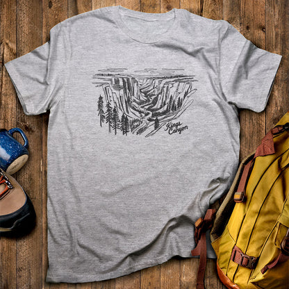 Kings Canyon Line Drawing T-Shirt