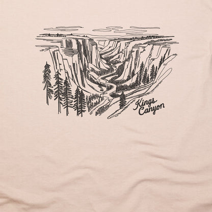 Kings Canyon Line Drawing T-Shirt