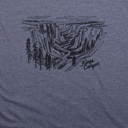 Kings Canyon Line Drawing T-Shirt